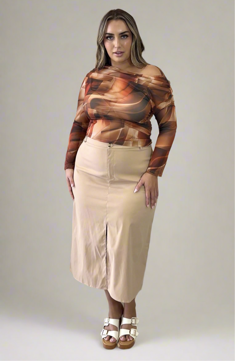 Sheer Off Shoulder Top