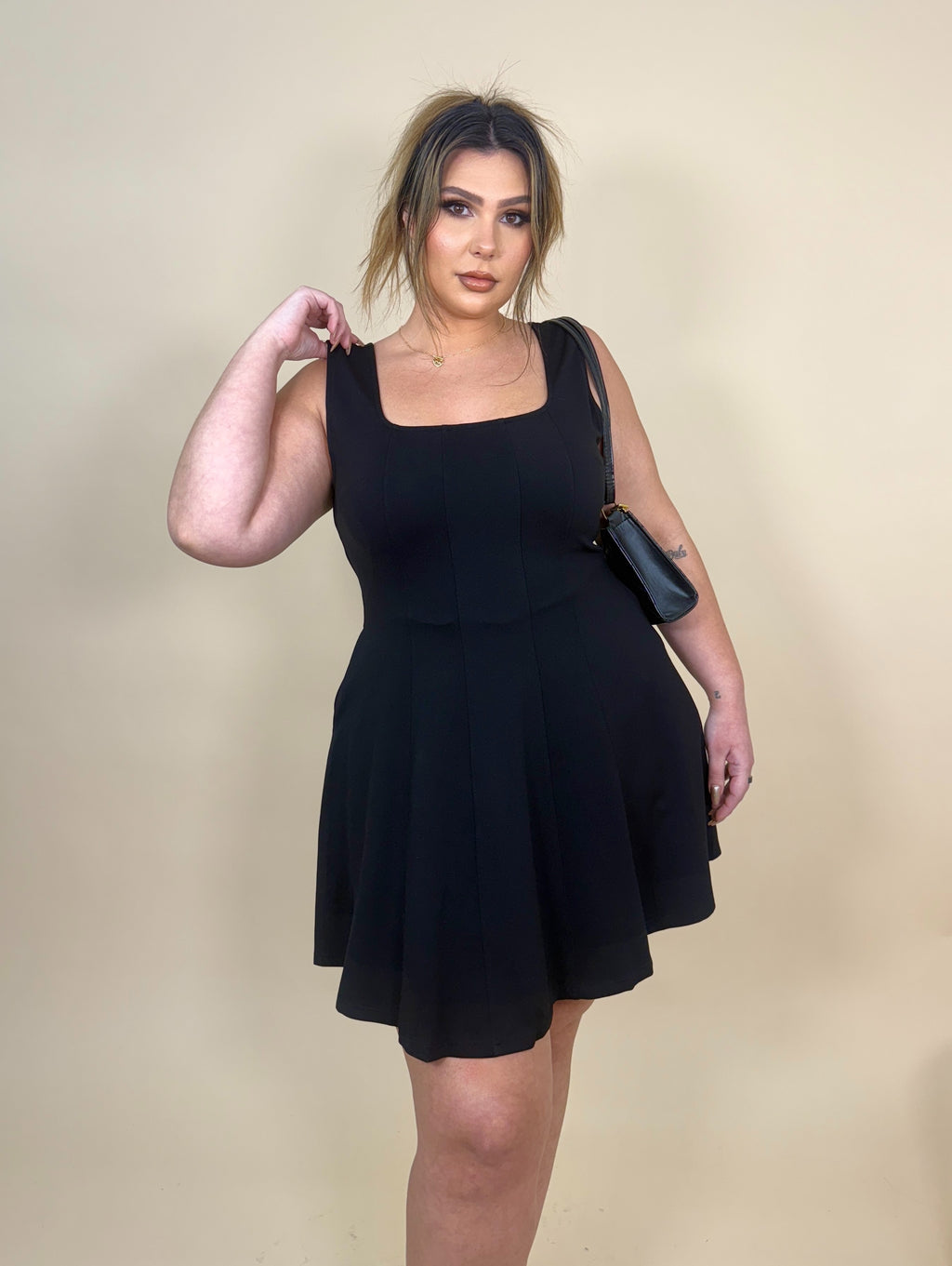 Little Black Romper Dress