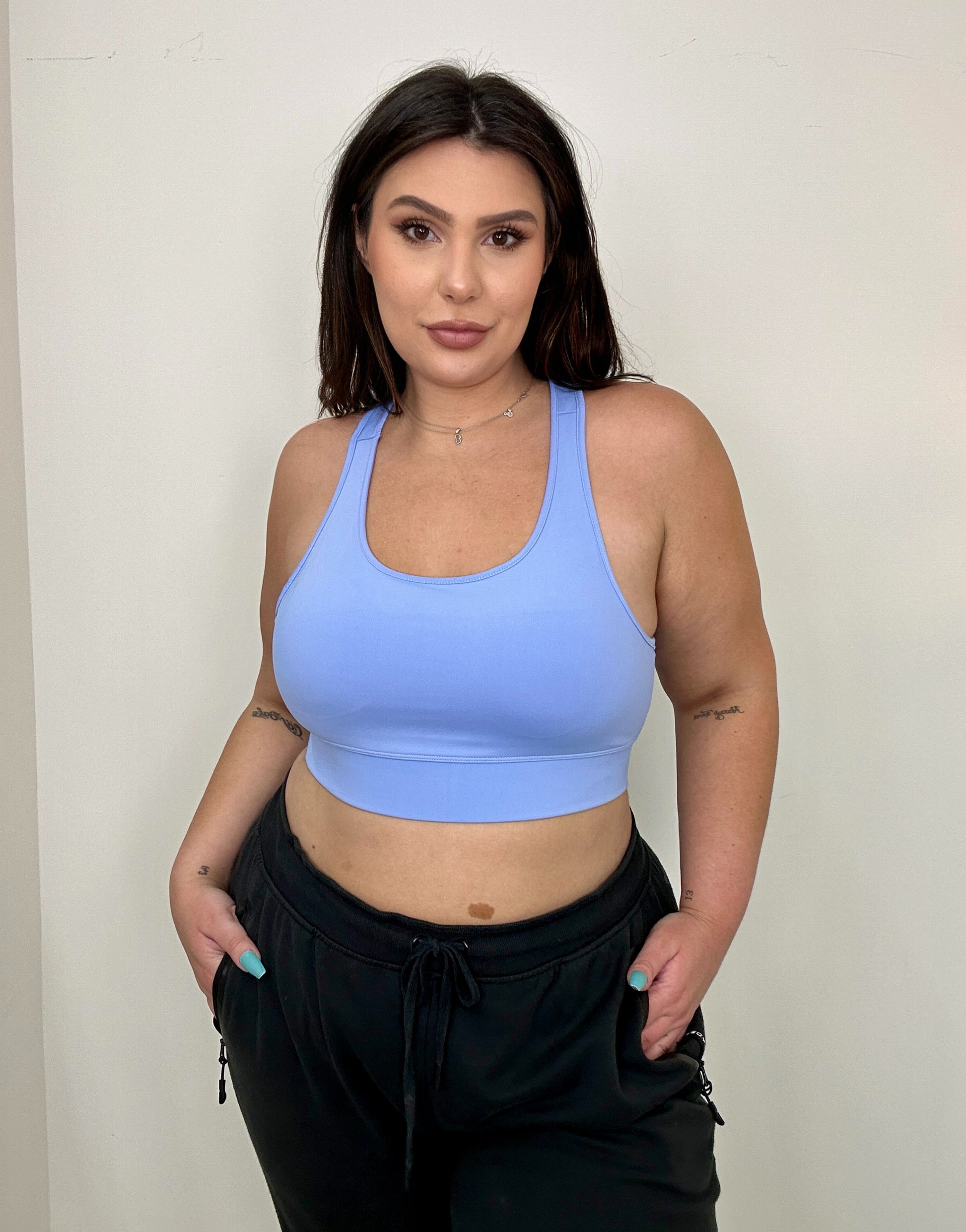 Racer Back Sports Bra Top (2 colors)