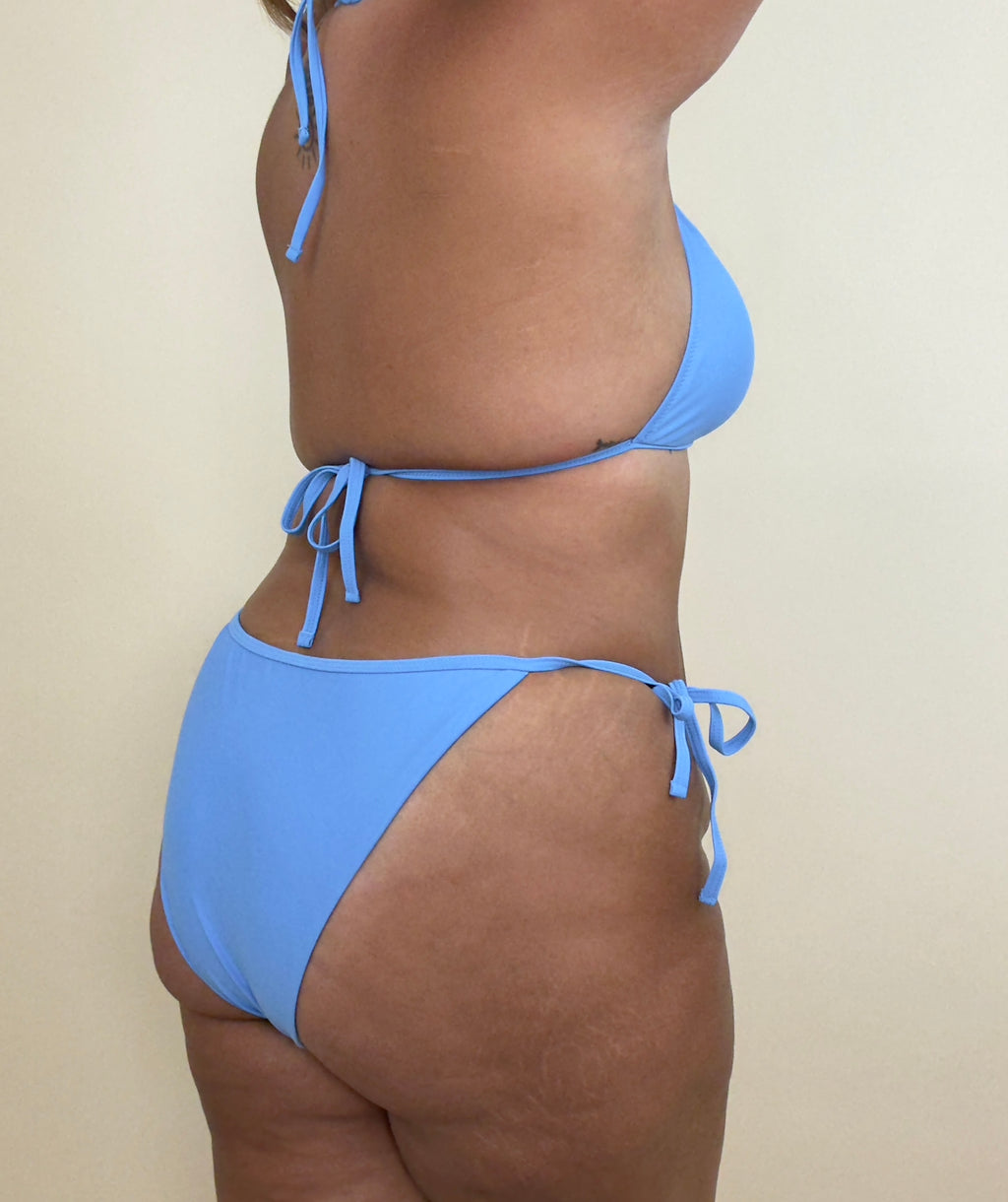 Blue String Bikini