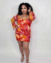 Load image into Gallery viewer, &#39;Kena&#39; Sheer Long Sleeve Floral Dress
