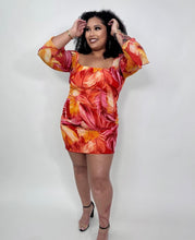 Load image into Gallery viewer, &#39;Kena&#39; Sheer Long Sleeve Floral Dress
