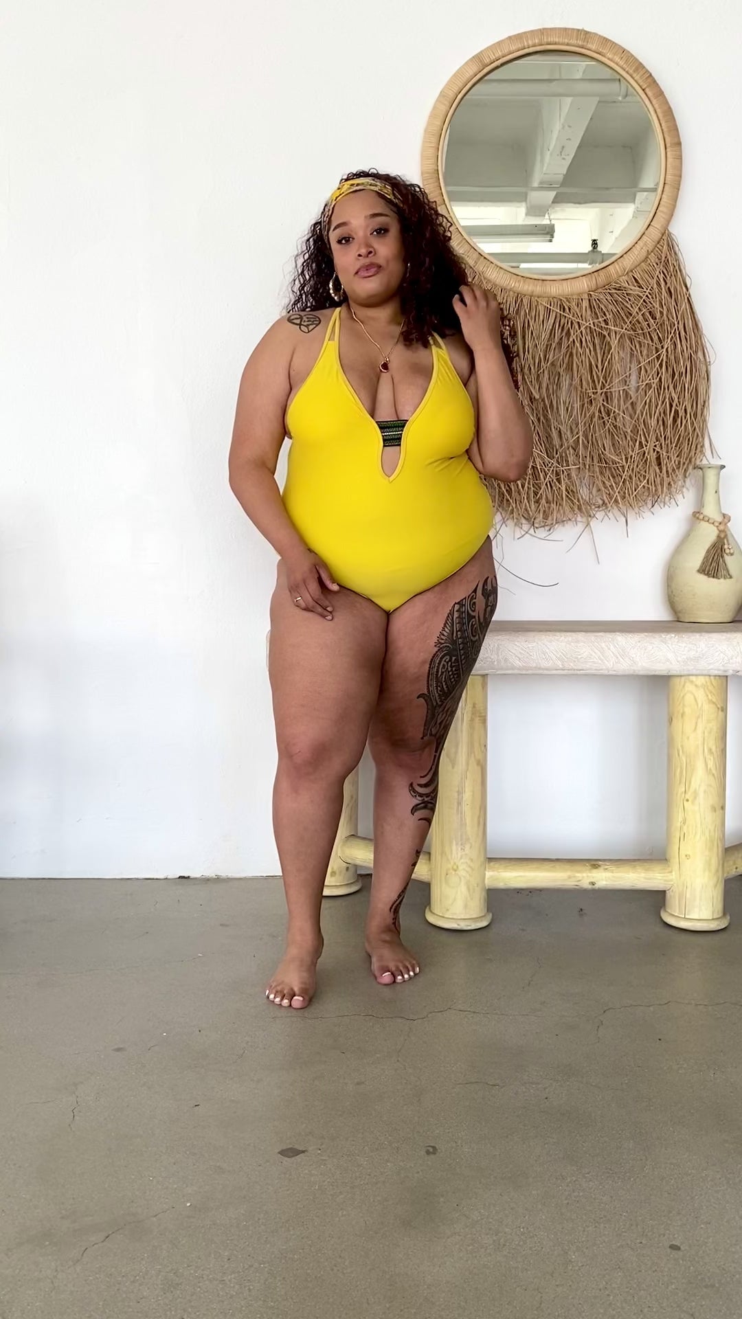 Low Cut Double Strap Cross Back One Piece Swimsuit (2 colors)